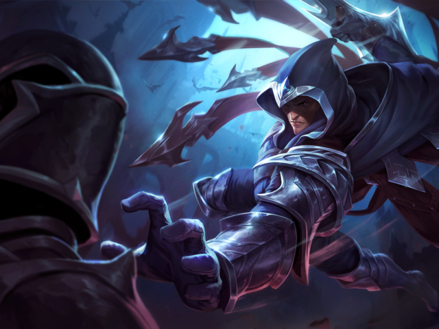 Воин в капюшоне, игра League of Legends