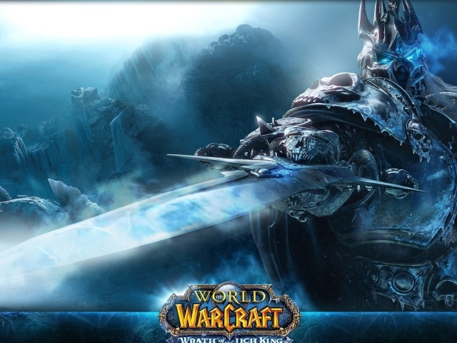 Воин с мечом в игре World of Warcraft