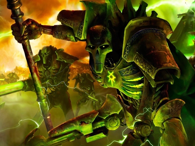 Воины некроны из игры Warhammer 40K