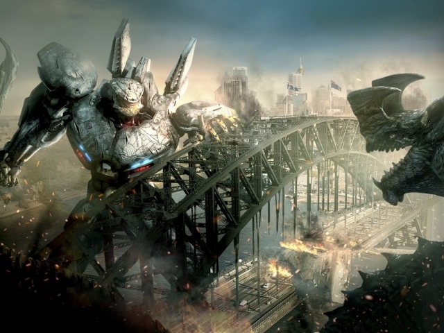 Бой у моста в фильме Тихоокеанский рубеж