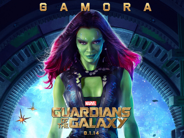 Гамора из фильма Стражи Галактики