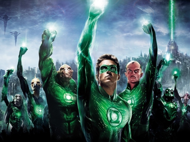 Герои фильма Зеленый фонарь