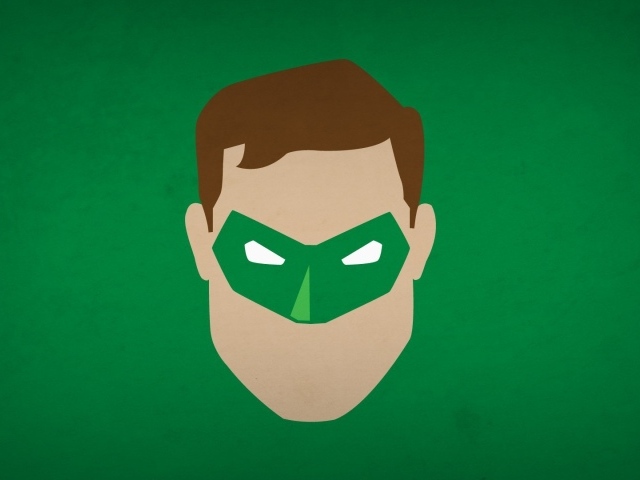 Маска героя фильма Зеленый фонарь