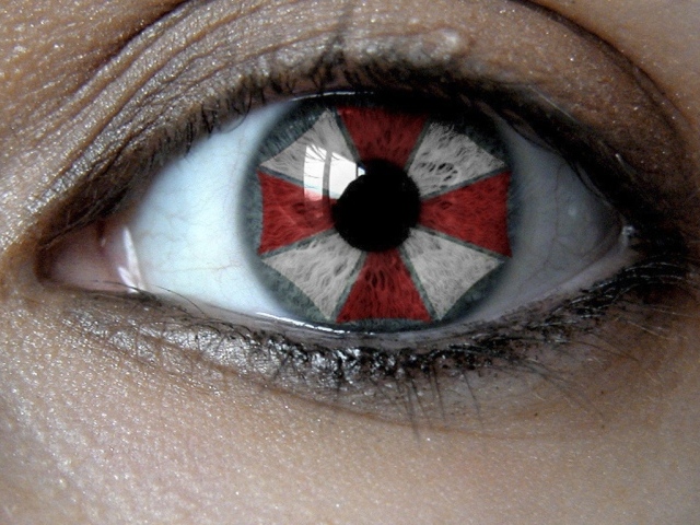 Знак Амбрелла на зрачке, Обитель зла