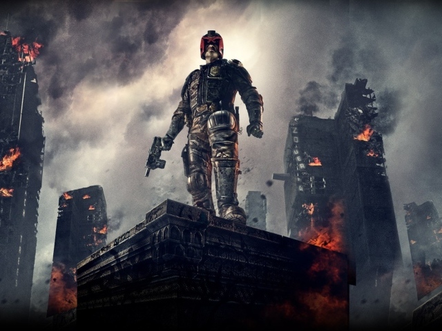 Сцена в фильме Судья Дред