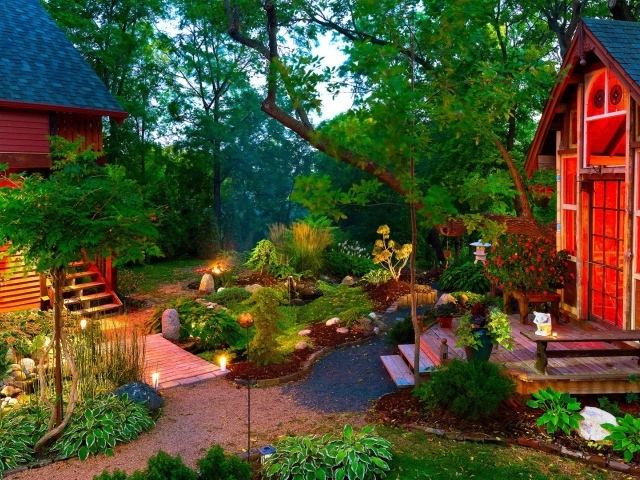 Домики для отдыха в японском стиле