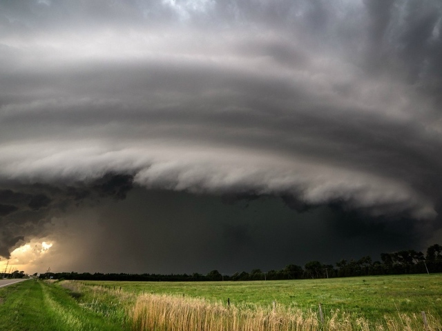 Мощная гроза в Небраске США