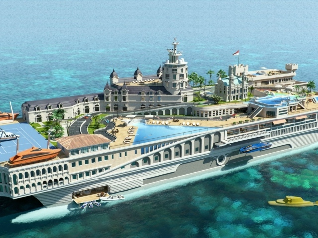 Необыкновенная концепт-яхта Streets of Monaco