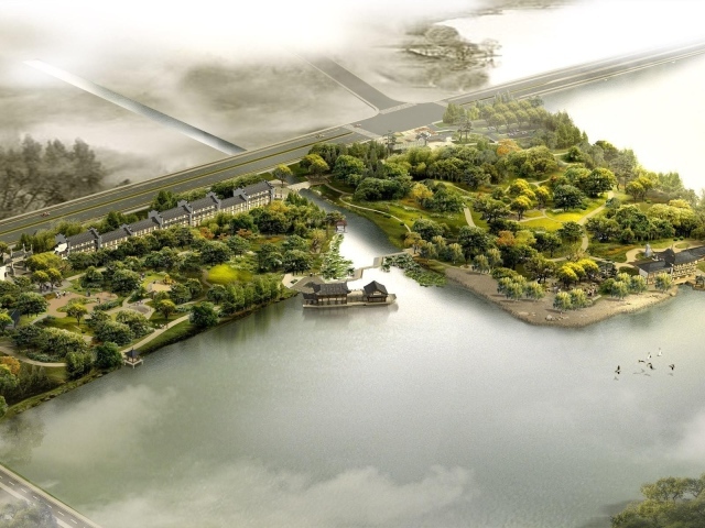 Кусочки суши среди воды