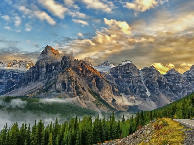 Долина десяти пиков, Канада