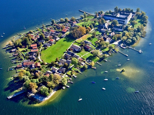 Остров Фрау Инзель, Германия.