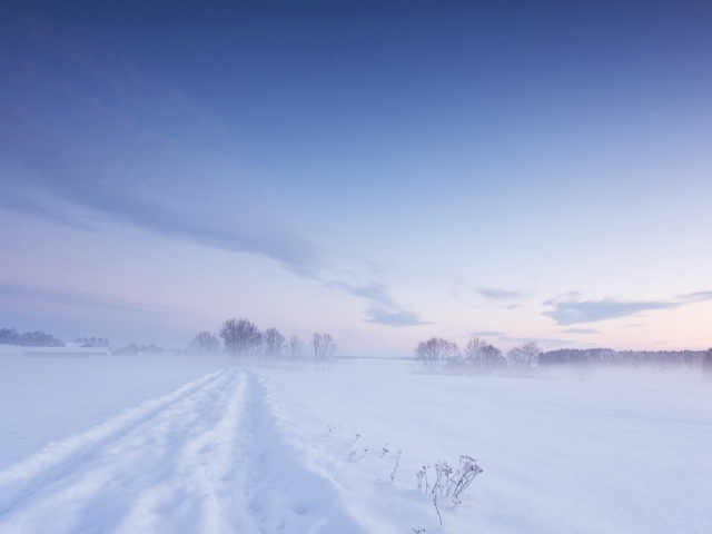 Белая зима в Швеции