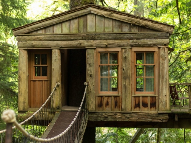 Уникальный отель на дереве в США