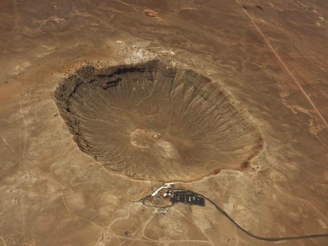 Метеоритный кратер в Аризоне, США