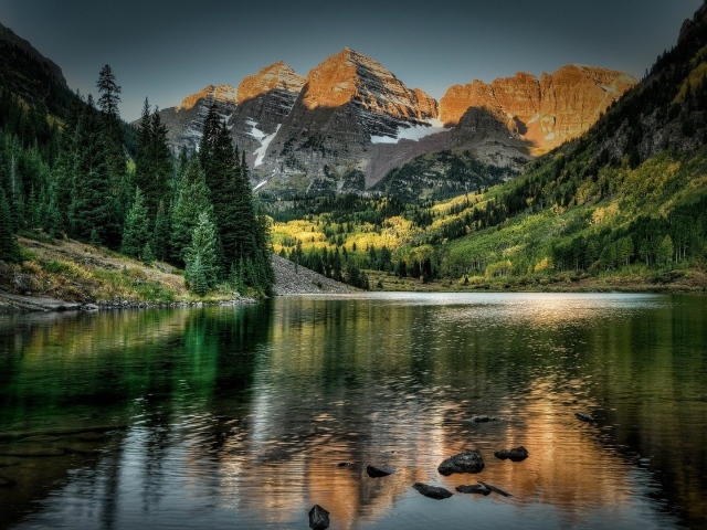 Местность Аспен, США