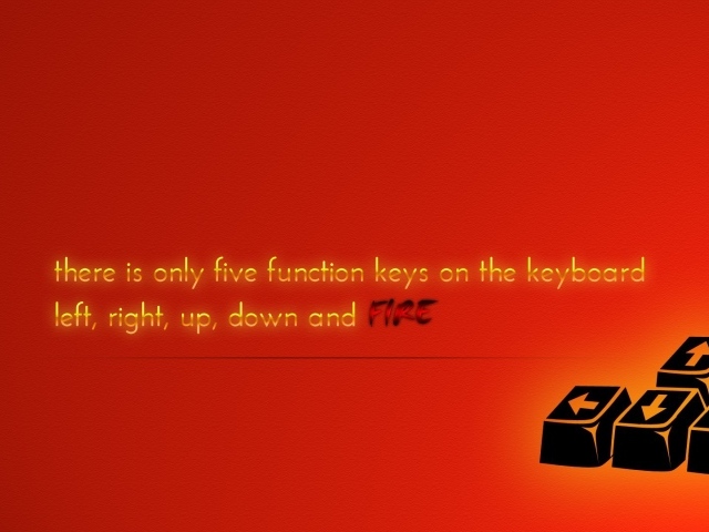 Есть только пять функциональных клавиш