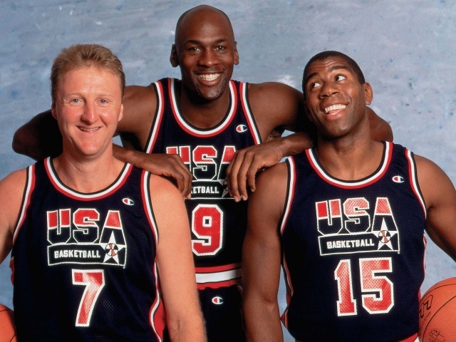 Три знаменитых баскетболиста