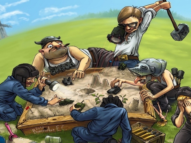 WORLD OF TANKS - глазами жены