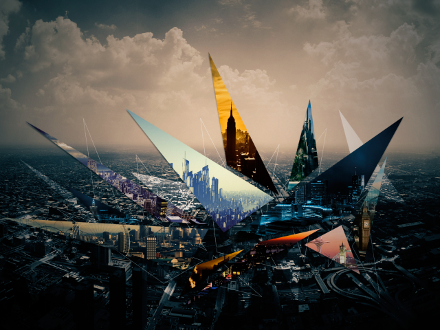 3Д структура в Нью-Йорке