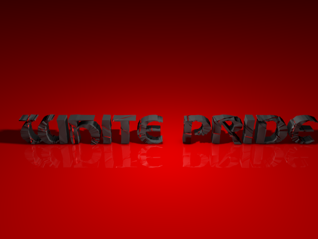 Черная надпись на красном фоне, 3Д модель