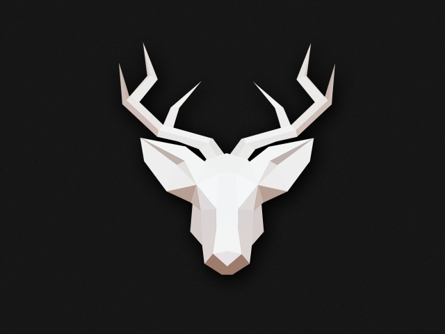 Голова оленя, 3-Д графика