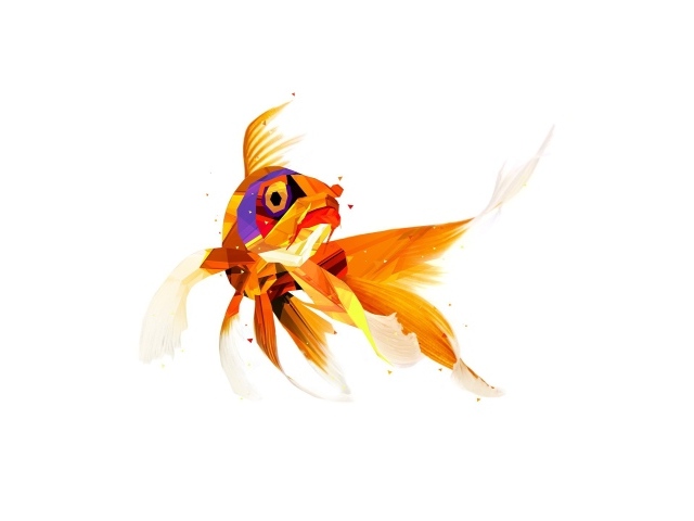 Золотая рыбка, 3-Д графика