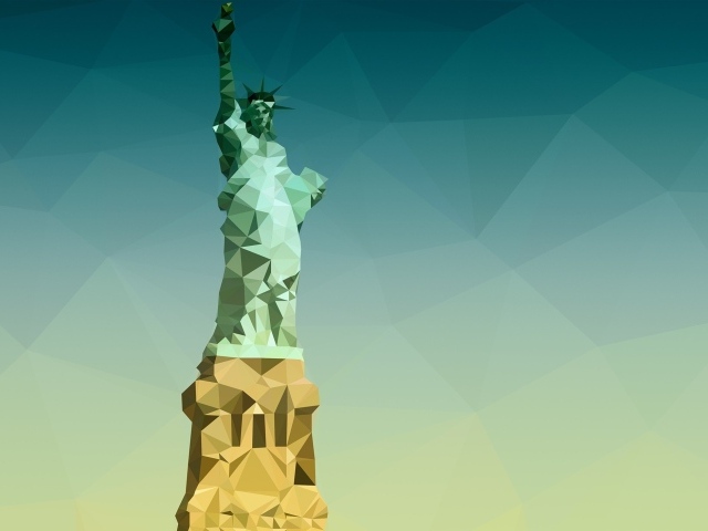 Статуя Свободы, 3-Д графика