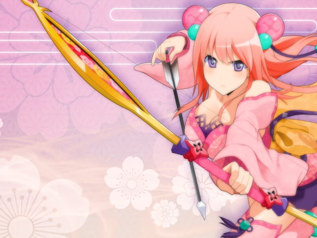 Лучница в аниме Onigirl