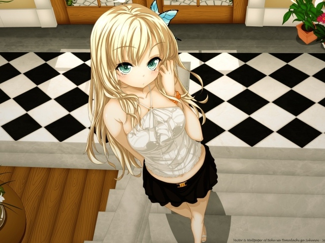 Блондинка в аниме У меня мало друзей