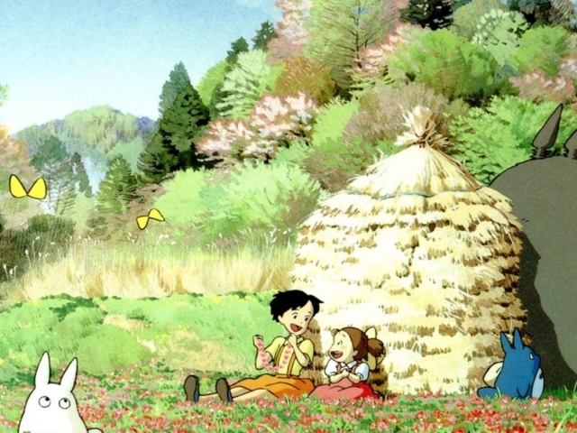 Дети в походе, аниме Мой сосед Тоторо