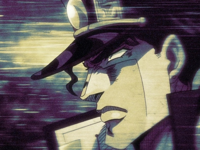 Джотаро в аниме Приключения Джоджо