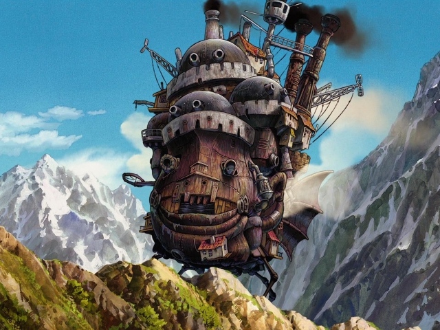 Летающий корабль в аниме Тоторо