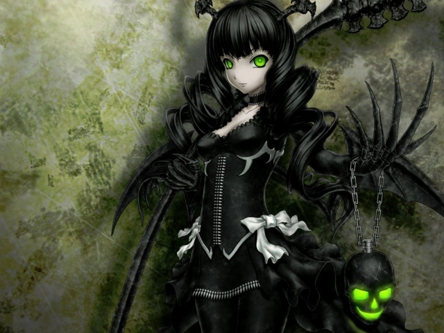 Девушка аниме мастер смерти