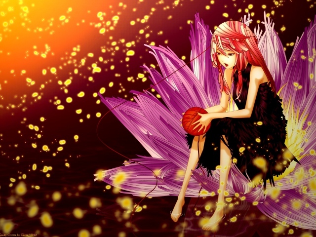 Девушка в цветке, аниме Корона грешника