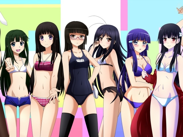 Девушки персонажи аниме Сумеречная дева и амнезия