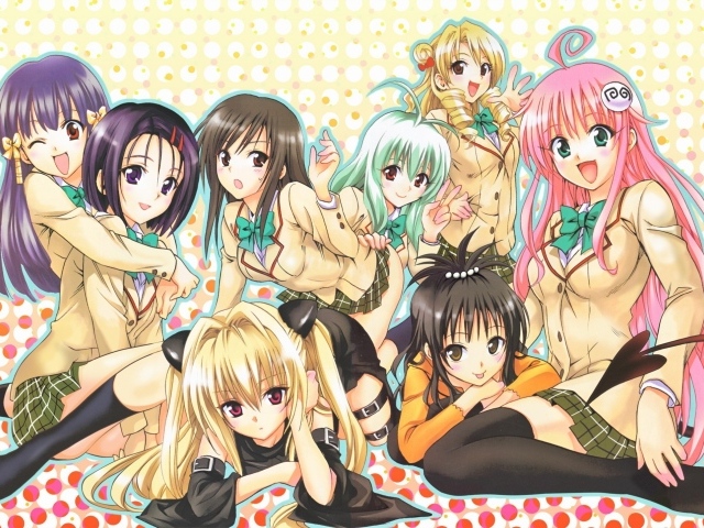 Девушки персонажи аниме Любовь и прочие неприятности