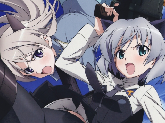 Девушки из аниме Штурмовые ведьмы