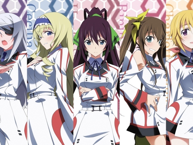 Девушки из аниме Infinite Stratos