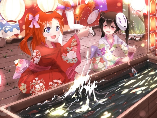 Девушки в аниме Унесённые призраками