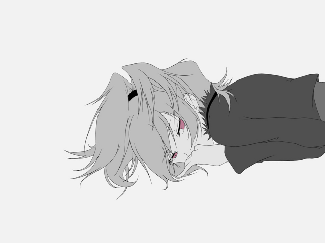 Серая девушка аниме Дюрарара!!