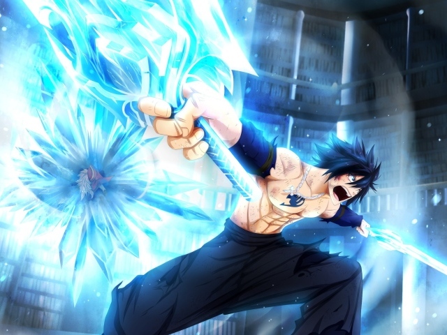 Персонаж Грей из аниме Сказка о хвосте феи