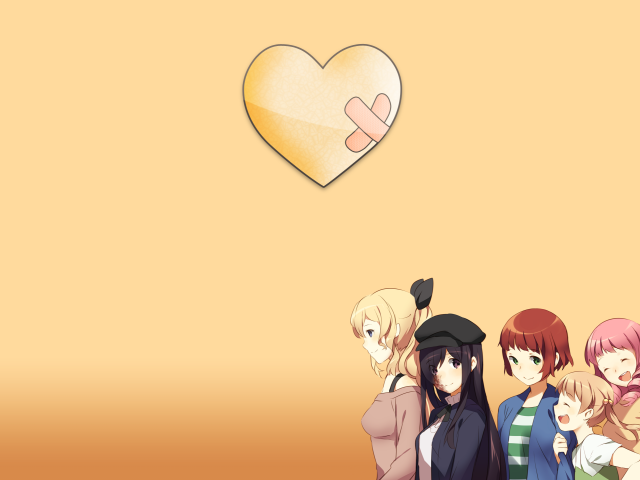 Сердце с заплаткой в аниме Девушки-инвалиды