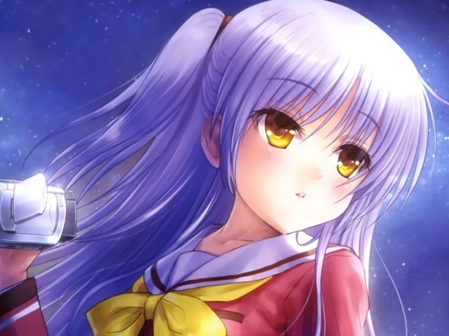 Милая девушка Тачибана Канаде из мира аниме