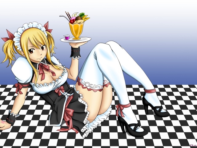 Горничная в аниме Сказка о хвосте феи