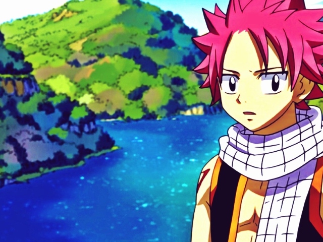 Парень аниме Dragneel Natsu