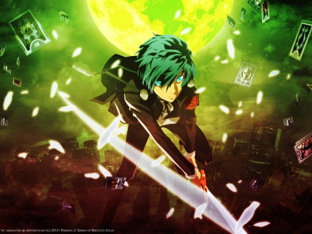 Парень из аниме Persona 3