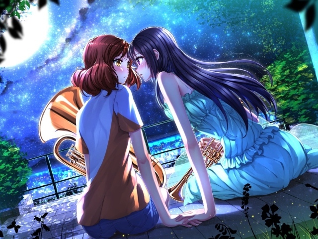 Музыкальный дуэт в аниме Играй, Эуфониум