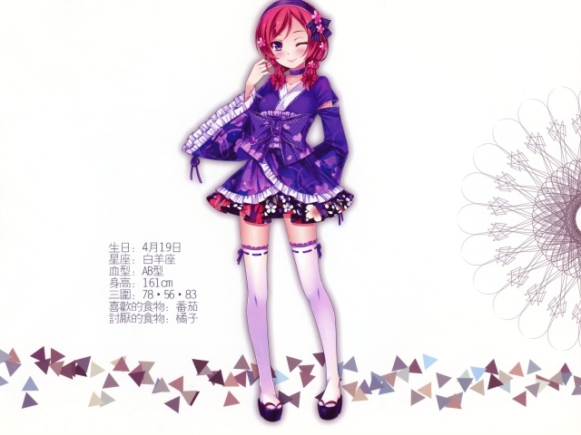 Нишикино Маки персонаж аниме Love Live