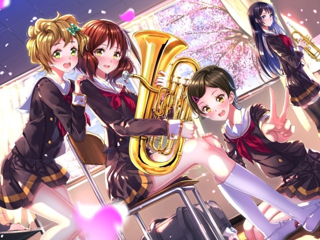 Оркестр в аниме Играй, Эуфониум