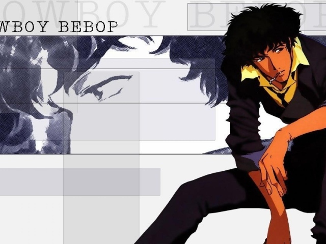 Парень Спайк из аниме Ковбой Бибоп